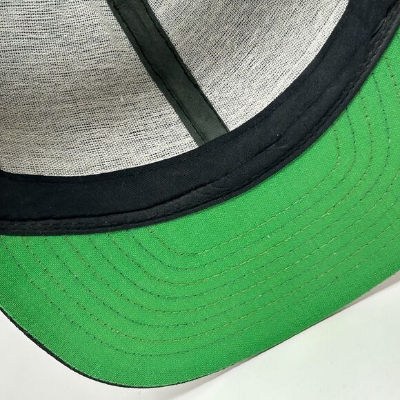 Vintage Mission CP CSP Patch Trucker Hat Baseball Cap 80s Black Mesh Snapback - Picture 5 of 9